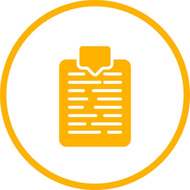 Bir Belge Etiketleme simgesinin vektör illüstrasyonu