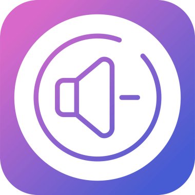 Ses hoparlörü web illüstrasyonu