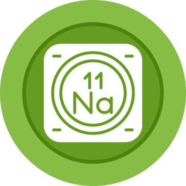 sodyum kimyasal element simgesi, basit satır biçimi