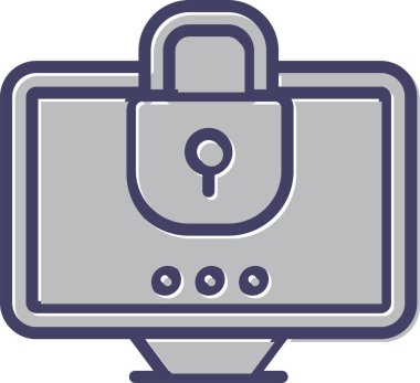 masaüstü web simgesi vektör çizimi