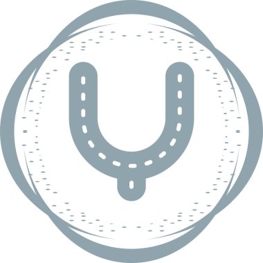 Küf modern simgesi beyaz arkaplanda izole 