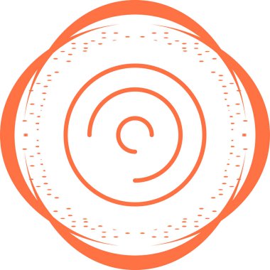 Çember olun. Web simgesi basit tasarım