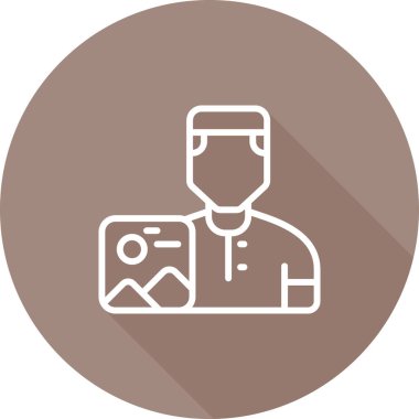 user icon, vector illustration simple design