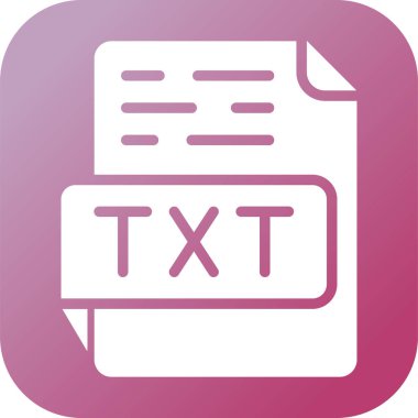 txt dosya biçimi web basit illüstrasyonuName