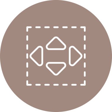 İmleç modern simgesinin vektör illüstrasyonu