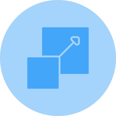 Uygulamalar ve web siteleri için ölçeklenebilirlik veya ölçeklenebilir sistem çizgisi resim vektörü simgesi