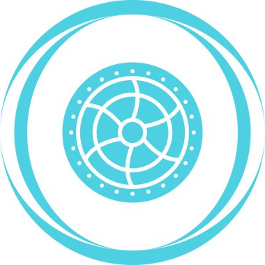 Daha serin ağ simgesi vektör illüstrasyonu