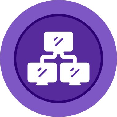 ağ web simgesi, vektör çizim