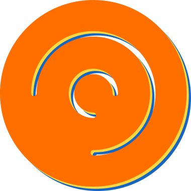 Çember olun. Web simgesi basit tasarım