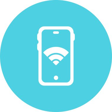 wi-fi web simgesi, vektör illüstrasyonu 