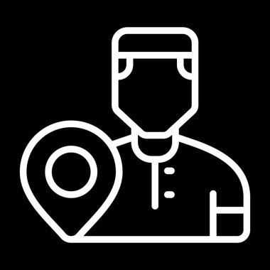 user icon, vector illustration simple design