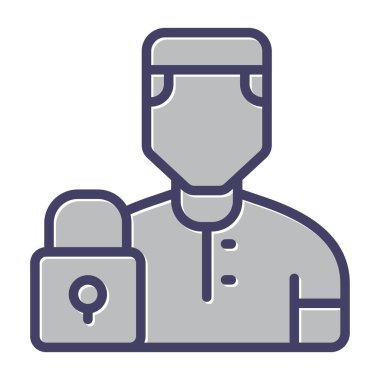 user icon, vector illustration simple design