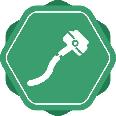 Kırık Kablo ağ simgesi, basit vektör illüstrasyonu