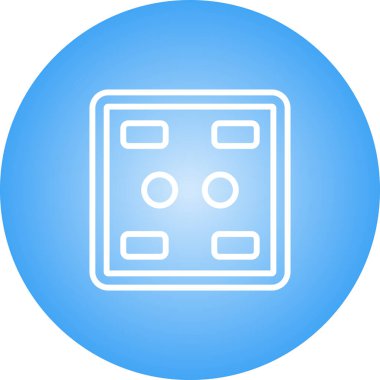 soket simgesi web basit illüstrasyon