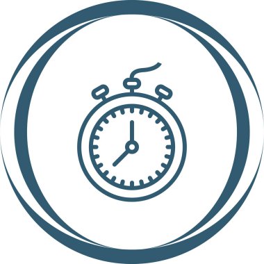 Kronometre Web simgesi basit tasarım
