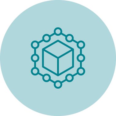 Tedarik zinciri yönetim web simgesi vektör illüstrasyonuName