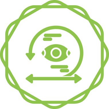 Görselleştirme. Web simgesi basit illüstrasyon