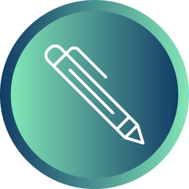 kalem simgesinin vektör illüstrasyonu 