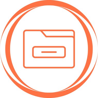 dosya dizini simgesi, vektör illüstrasyonu basit tasarım