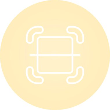 Tarayıcı. Web simgesi basit illüstrasyon