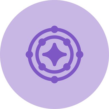 Yıldız simgesinin vektör illüstrasyonu