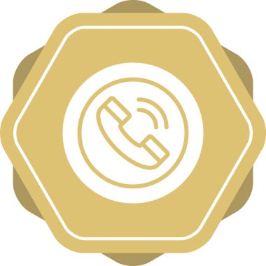 Telefon. Web simgesi basit tasarım 