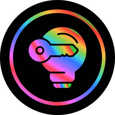 lamba fikri konsept vektör simgesi