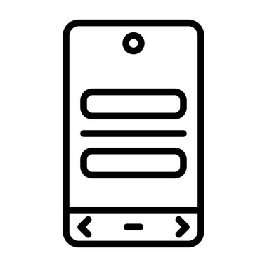 cep telefonu simgesi, vektör illüstrasyon tasarımı 