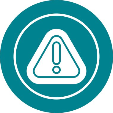 Uyarı tehlike simgesi web basit illüstrasyonuName