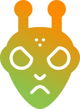  uzaylı vektör ağı simgesi