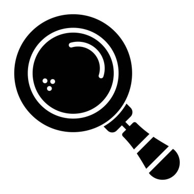 Arama loupe simgesi vektör illüstrasyonu