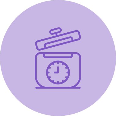 Baskı Kurabiyesi simgesi basit illüstrasyon 