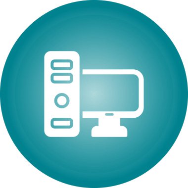 Bilgisayar web simge vektör çizim