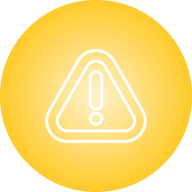 Uyarı tehlike simgesi web basit illüstrasyonuName