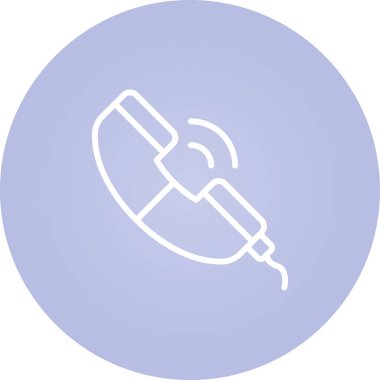 Uydu Telefon simgesinin vektör çizimi