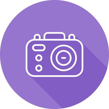 Kamera. Web simgesi basit illüstrasyon 