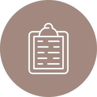 Pano simgesi, vektör illüstrasyonu basit tasarım