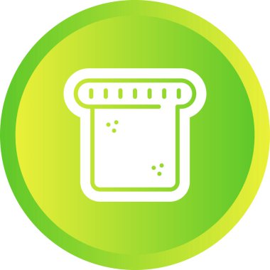 Tost Ağı simgesi, basit vektör illüstrasyonu