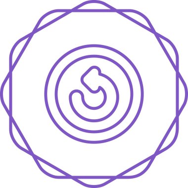 Yenile. Web simgesi basit illüstrasyon