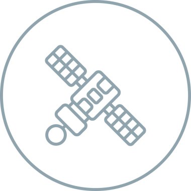 uydu simgesi web illüstrasyonu