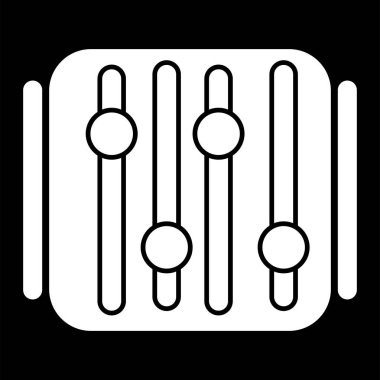 Kaydırma simgesi, beyaz arkaplanda izole edilmiş web simgesi 