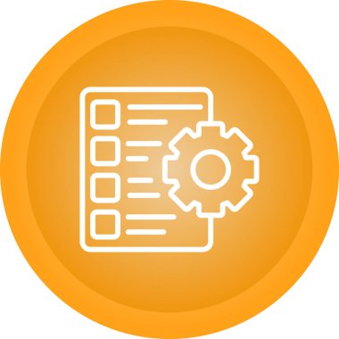 Dosya simgesinin vektör illüstrasyonu 