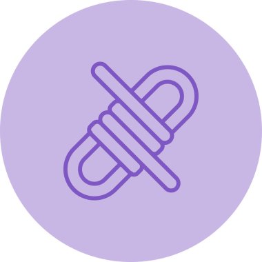 Paraşüt. Web simgesi basit illüstrasyon