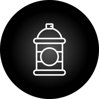 Sprey Kutusu simgesi, basit illüstrasyon