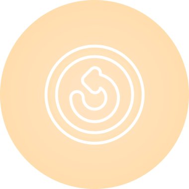 Yenile. Web simgesi basit illüstrasyon