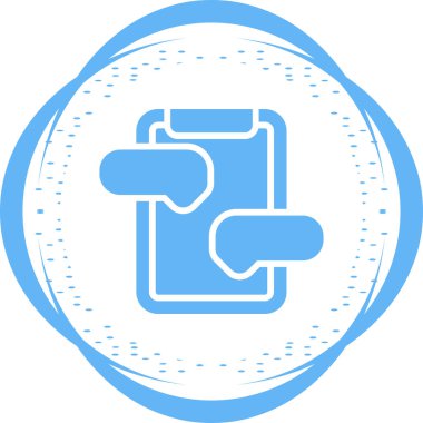 Mesaj Hizmeti Web simgesi vektör illüstrasyonu