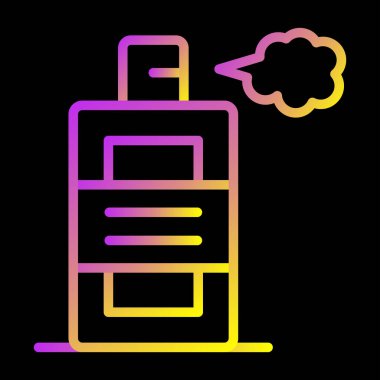 Sprey boya ikonunun web illüstrasyonu