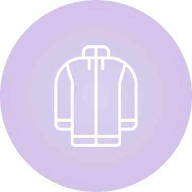 Örtü ceketli web vektör simgesi