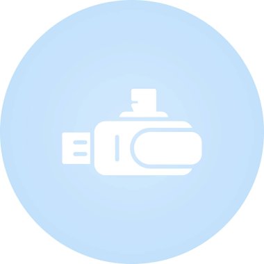 Kart Okuyucu simgesi, vektör illüstrasyonu basit tasarım