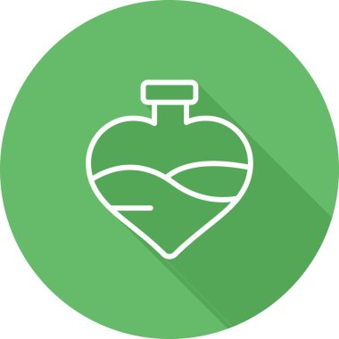 iksir web simgesi, basit vektör illüstrasyonu